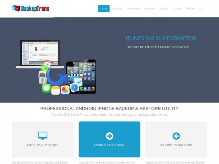 20% Off BackupTrans Android iPhone WhatsApp Transfer for Mac at BackupTrans Coupon Code...