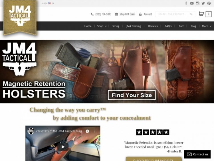 20% Off Sitewide at JM4 Tactical Coupon Code