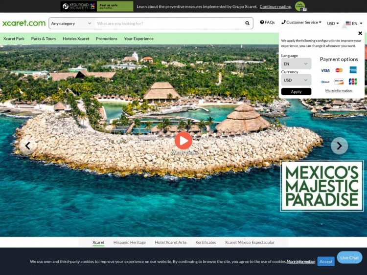 $5 Off Xenotes Tour at Experiencias Xcaret Coupon Code