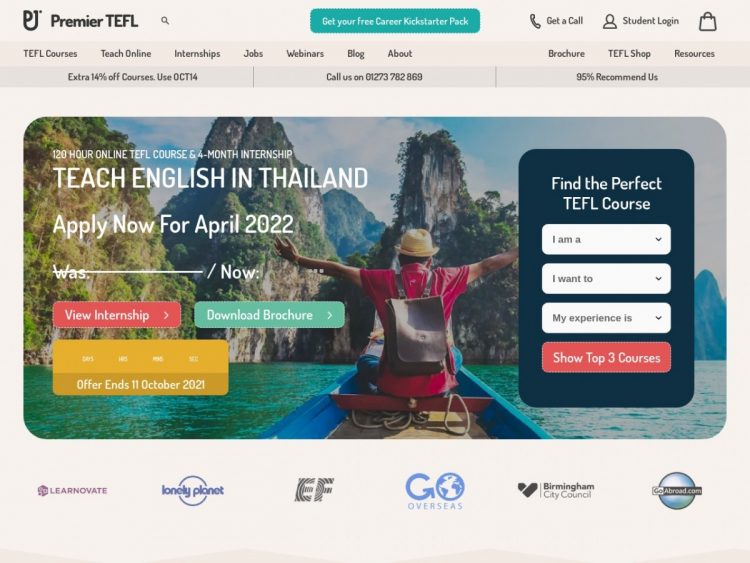 $50 Off $79 at Premier TEFL Coupon Code