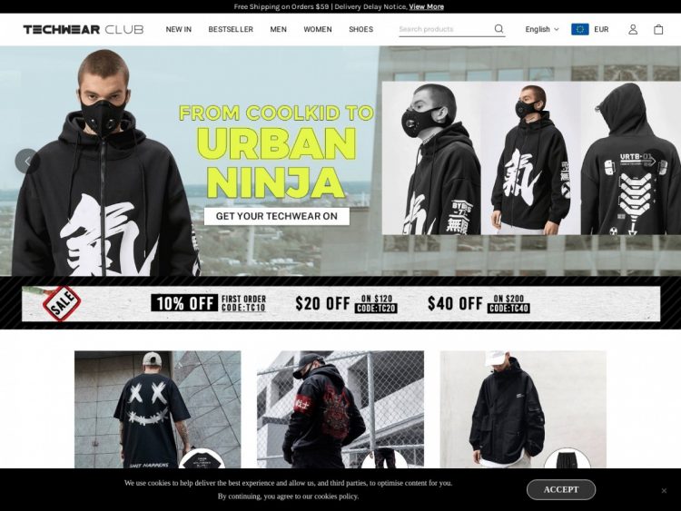 30% Off Sitewide at Techwear Club Coupon Code