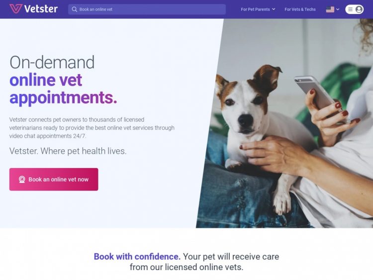 25% Off First Appointment at Vetster Coupon Code